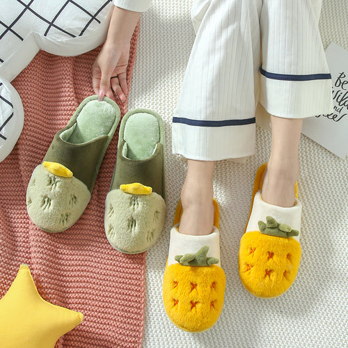 Cotton Slippers for Women - Autumn and Winter Indoor