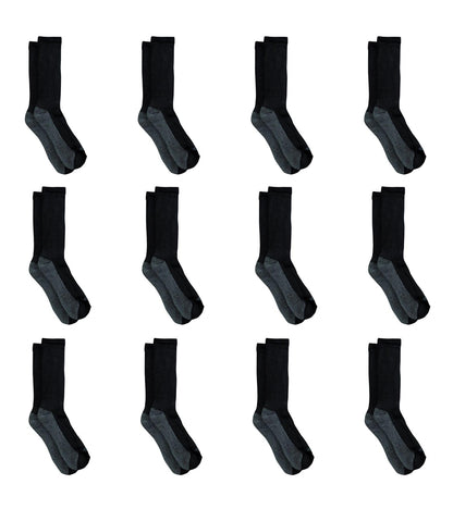 Dickies Men's Dri-tech Original Moisture Control Crew Socks, Available in M-xxl (6, 12, 18 Pairs)