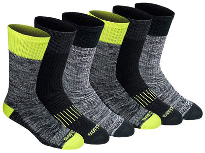 Dickies Men's Dri-tech Original Moisture Control Crew Socks, Available in M-xxl (6, 12, 18 Pairs)