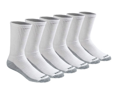 Dickies Men's Dri-tech Original Moisture Control Crew Socks, Available in M-xxl (6, 12, 18 Pairs)