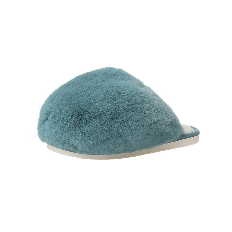 Ladies' Indoor Plush Warm Cotton Slippers for Autumn/Winter