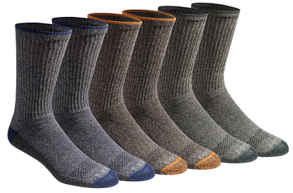 Dickies Men's Dri-tech Original Moisture Control Crew Socks, Available in M-xxl (6, 12, 18 Pairs)