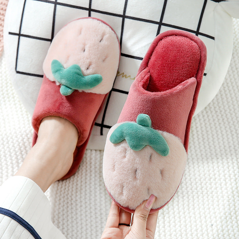 Cotton Slippers for Women - Autumn and Winter Indoor